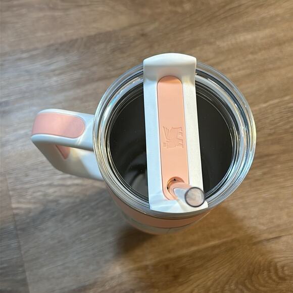 NEW Stanley Adventure Quencher 40oz H2.O Flowstate Peach Colorblock Tumbler - Picture 2 of 5